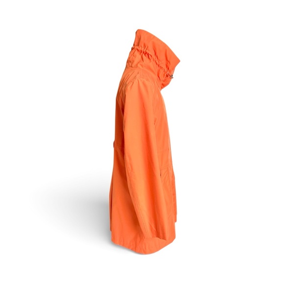 NWOT Lands' End Vibrant Orange Rain Coat - Picture 5 of 12